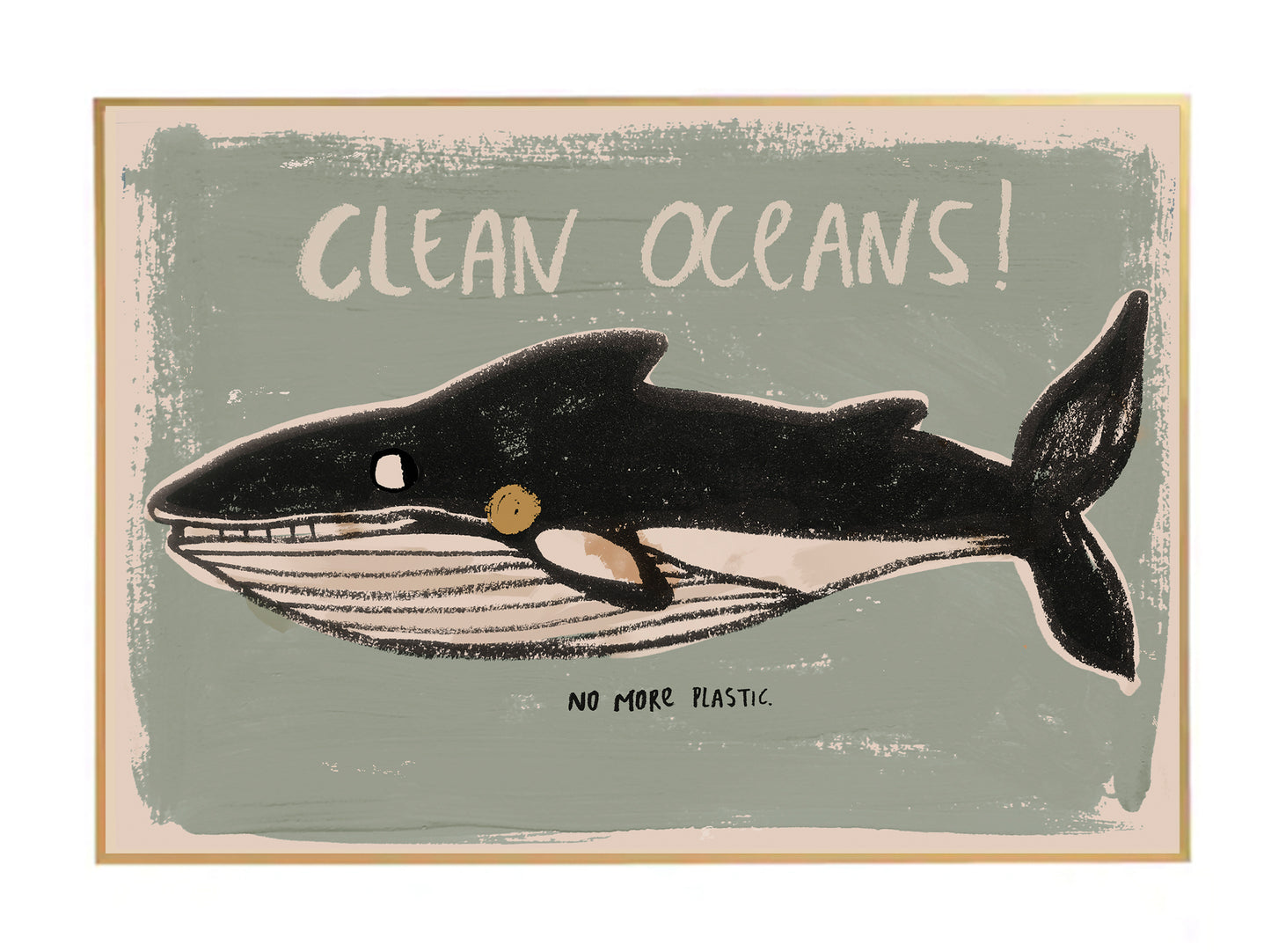 CLEAN OCEANS WALLPOSTER