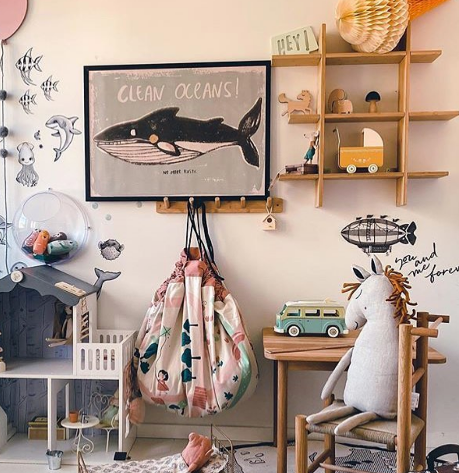 CLEAN OCEANS WALLPOSTER